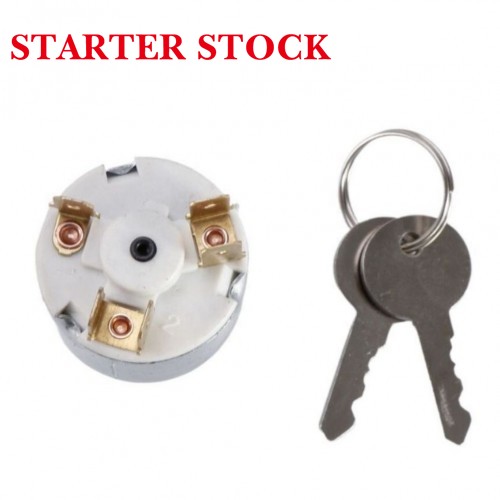 Lucas Waterproof Ignition Starter Switch 5 Terminal Wire 2 Keys 31973K4183 SPB501 551508G New Condition for Tractorpicture3