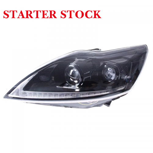 For Ford Focus 2009-2013 Classic Headlights Upgrade Modified Lens Daytime Running Light (DRL) Blackened New Headlights 6000kpicture3