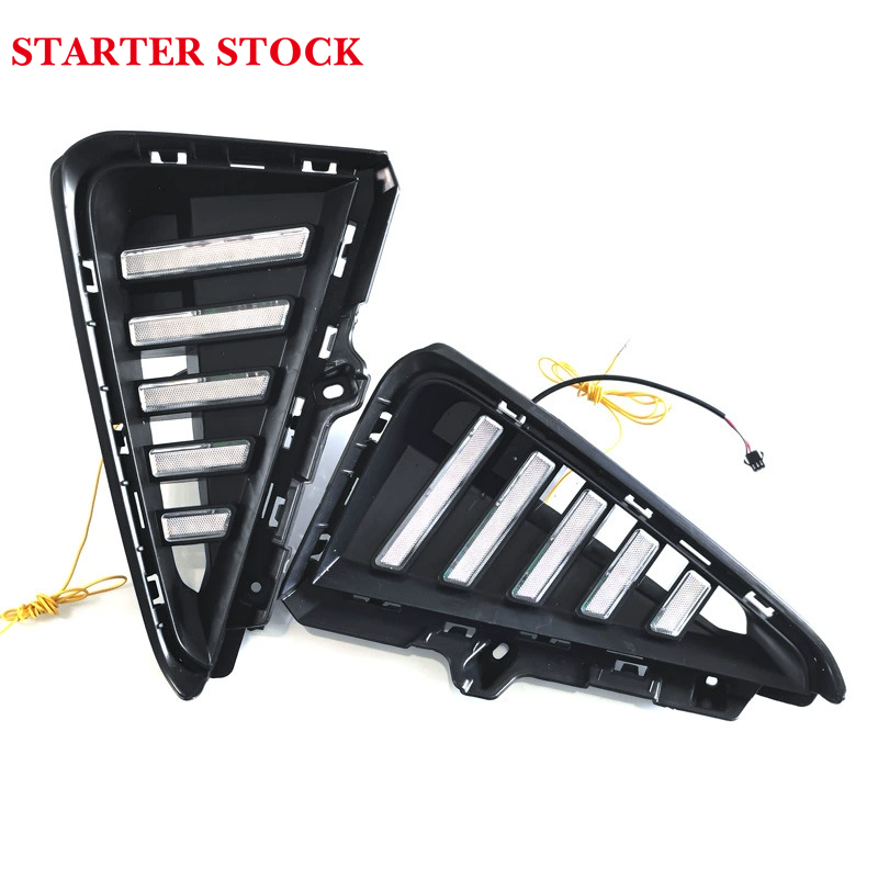 LED 12V Daytime Running Light Daylight Fog Lights Driving Turn Signal Lamp for Geely Coolray Binyue Proton X50 2021-2022 DRL for