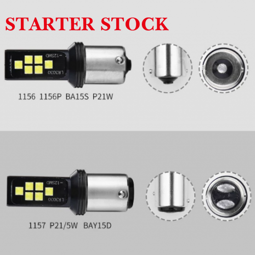 HOLY 1156/1157/3030 Car LED Brake Lights 12SMD Reversing Turn Signal Lights 7443/7440 Bulbpicture3