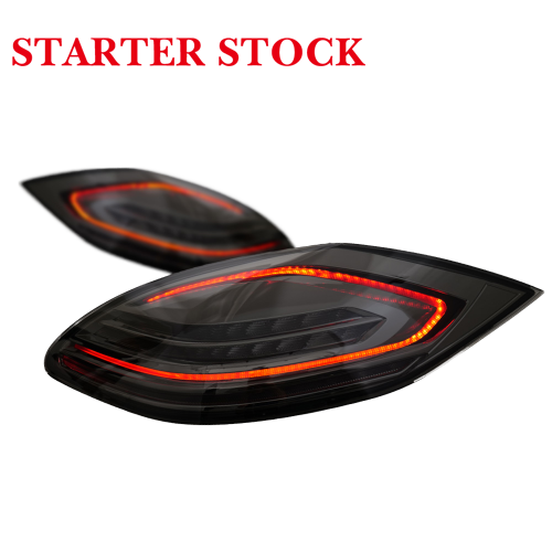 2010-2013 for Porsche Panamera Taillights LED Rear Lamps with Dynamic Start-up Lights Red Lens 24V Car Accessoriespicture2