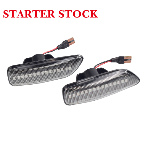 For Volvo S80 MK1 V70 MK2 XC70 XC90 S60 99-09 Dynamic LED Side Marker Lights Amber Blinking Turn Signal Lamp Indicatorpicture3