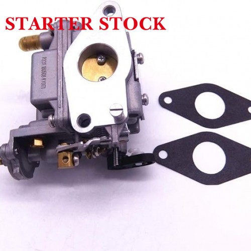 Boat Motor Carburetor Assy 66N-14301-00 and 66M-13646-00 Gaskets (2 pcs) for Yamaha 4-Stroke F9.9C F9.9CMH F9.9CE S/L 4-Stroke Outboard Enginepicture4