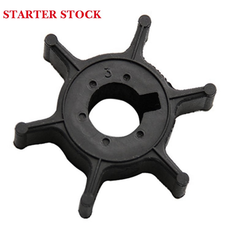 6E0-44352-00 Marine Water Pump Impeller Boat Engine Impeller 6 Blade for 4/5HP 2/4-Stroke