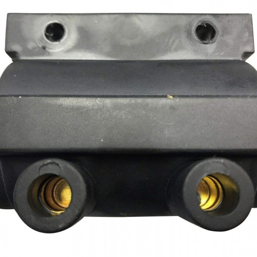 Juego de bobinas de encendido negras de 5 ohmios, modelo 31609-65A, compatibles con motores tipo “Shovelhead” de años 65 a 79