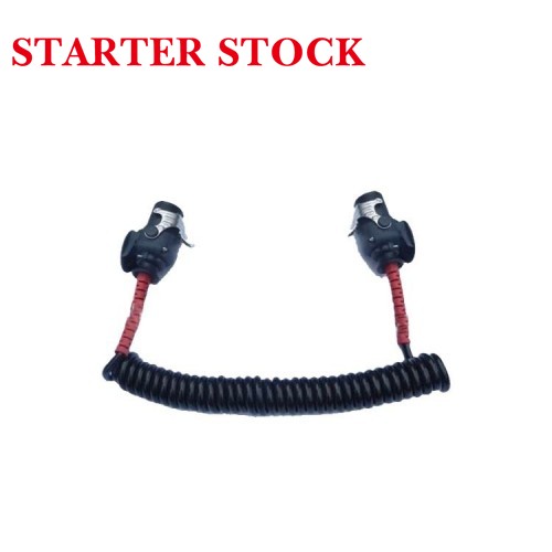 Heavy Duty Semi Trailer Connector Cable Spring TPU Travel Power Cable Parts New Condition for Auto & Trailerpicture3