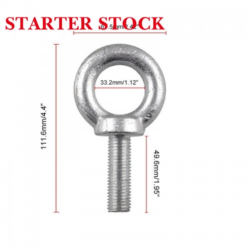 Mercury Mariner Flywheel Puller 91-849154T1 91-90455-1 Lifting Eye Iron New Condition Ringpicture3