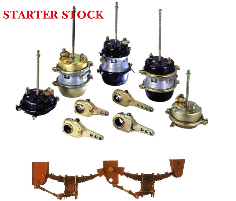 Cámara de frenos neumáticos para camiones pesados de 60 toneladas, de alta calidad y en perfecto estado. Es un componente esencial para los chasis de semirremolques
