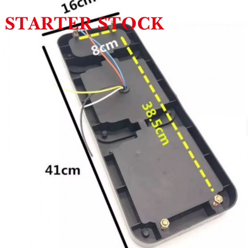 New 24V Red Waterproof Rear Tail Lights Trailer Truck Warning Parts with Condition Condition Newpicture4