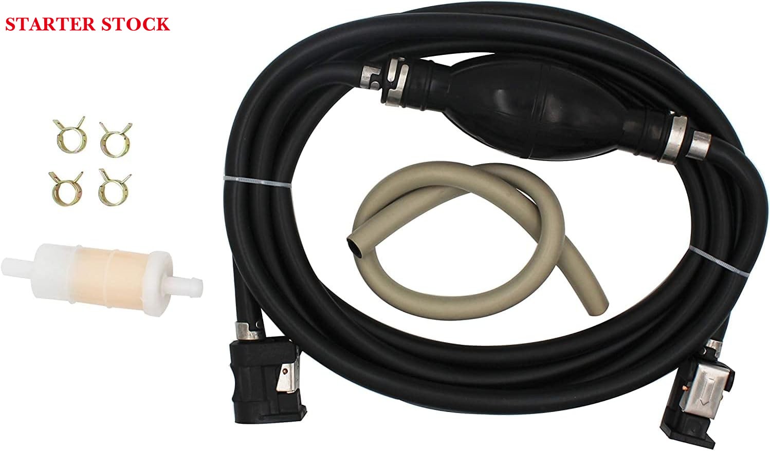 6Y2-24306-55-00 6Y2-24306-56-00 Compatible with Yamaha Outboard Motor 2/4-Stroke 3m Length 1/4 / 6mm Pipe