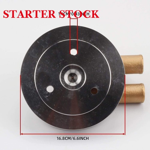 Sea Impeller Water Pump 21214599 Serpentine Belt Pulley Compatible V6 V8 Penta 4.3 5.0 5.7 Engines for Marine Usepicture2