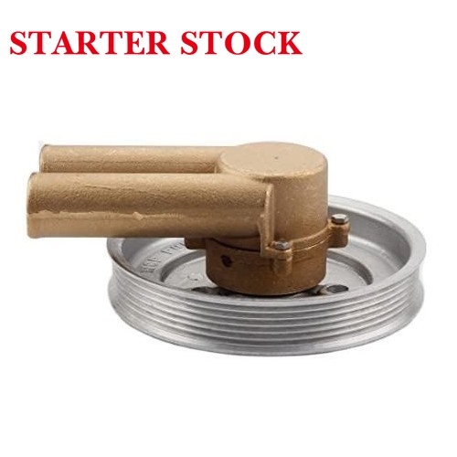 Sea Impeller Water Pump 21214599 Serpentine Belt Pulley Compatible V6 V8 Penta 4.3 5.0 5.7 Engines for Marine Usepicture5
