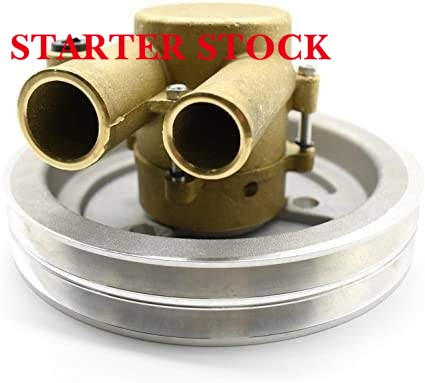 Sea Water Pump 21255090 3812520 Compatible with Volvo V-belt Penta 4.3 5.0 GL V6 V8 4.3GL-E 4.3GL-EF 5.0GL-F