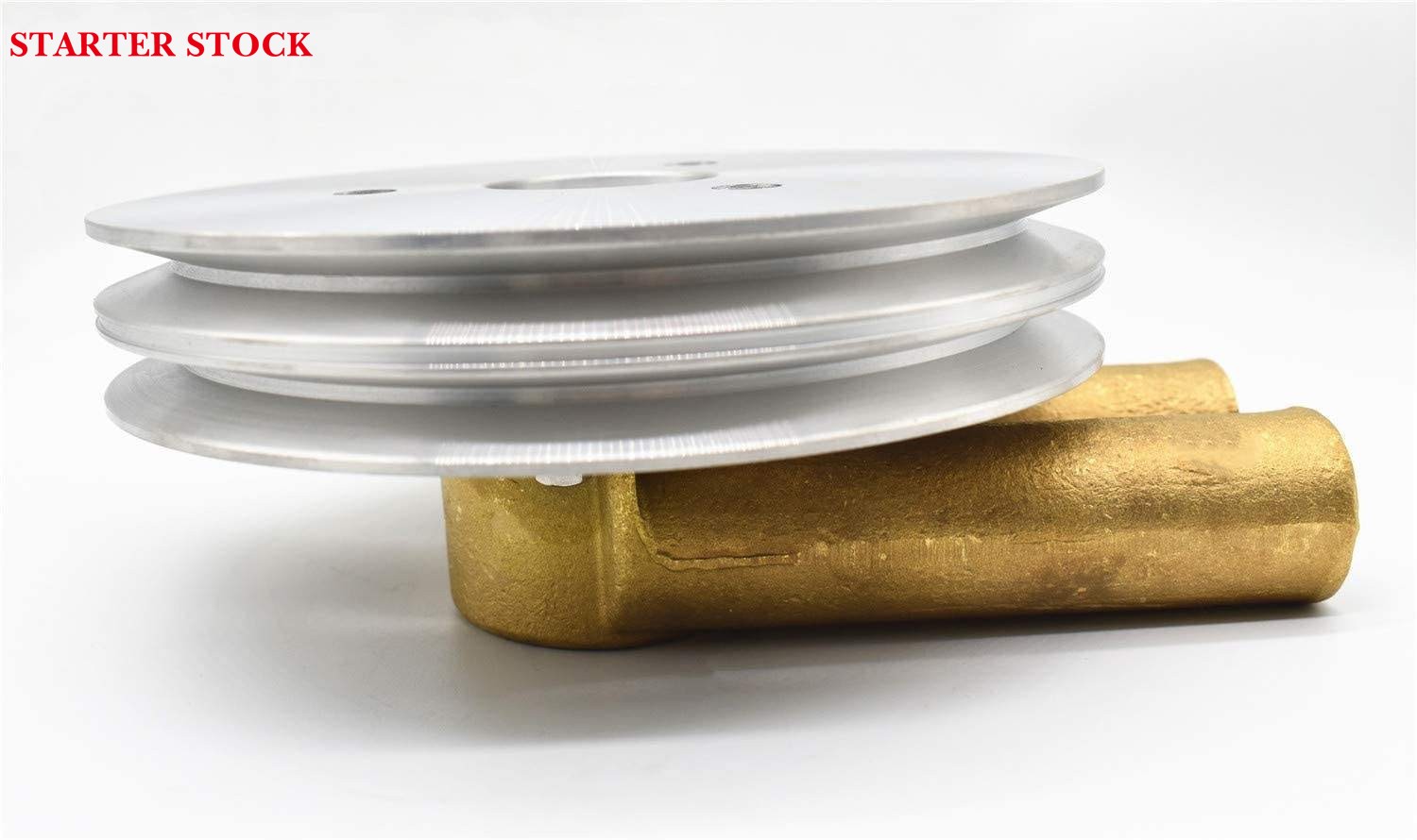 Belt Pulley 4.3 5.0 5.7 Compatible Sea Water Pump New 21214596 3858229 for Outboard Engines