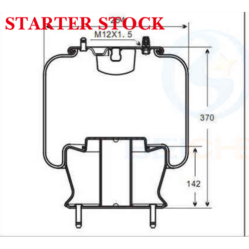 1386199 1362145 New Condition for SCANIA Truck Air Spring Auto Part Bellow Bag Chassis Spare for Salepicture2