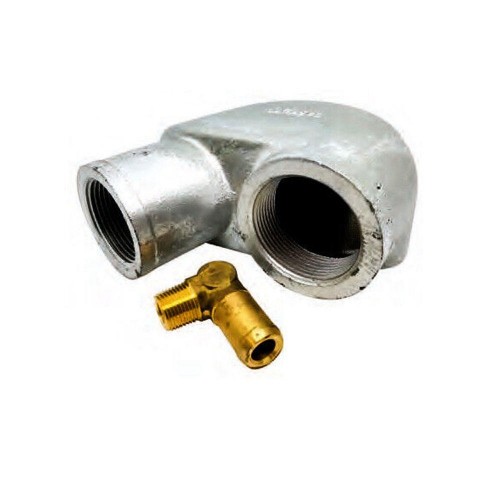 Stainless Steel Mixing Elbow QM 124070-13520 Replacement for Motorcycle Exhaust System