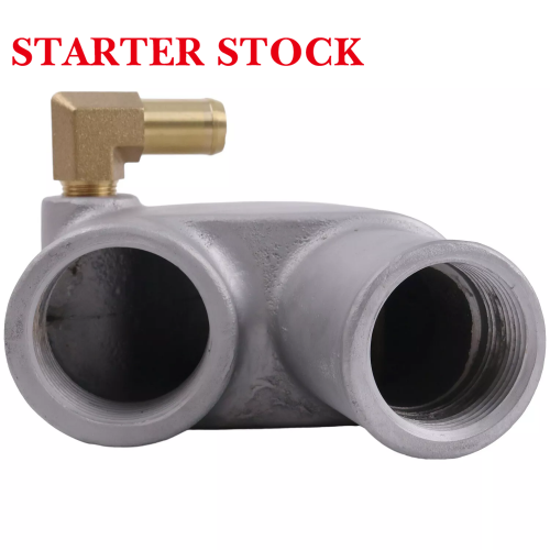 Stainless Steel Mixing Elbow QM 124070-13520 Replacement for Motorcycle Exhaust Systempicture3