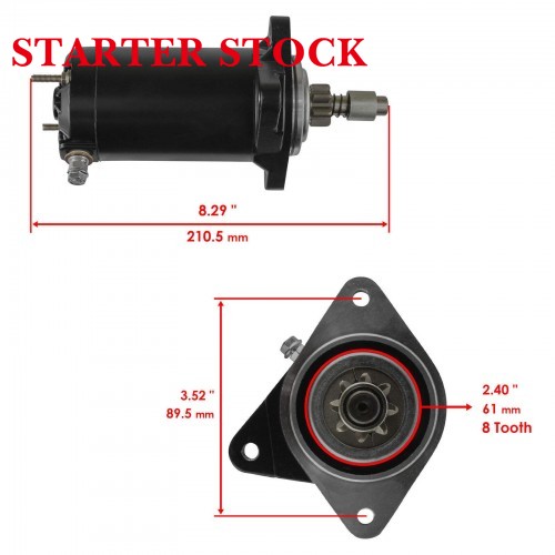 Starter motor for Sea Doo 278001497 278001936 228000-6242 228000-6240 228000-6241picture3