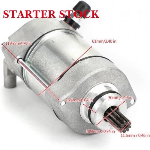 , YZF-R1 R1S Limited Edition 2006Starter Motor 9-Spline for Yamaha YZF-R1 R1 2004-2006/2007-2008, YZF-R1 R1 RaceBase 2005-2008picture5