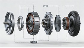 How does a hub motor work?