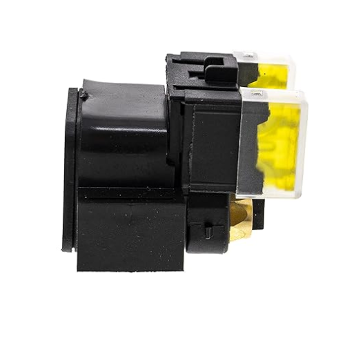 12V Universal Square Starter Relay for Yamaha YBR 125 Factor/ED (2000-2016), Model 5HH/18D, 125cc SOHC Single Cylinder, OE 4JG-81940-12