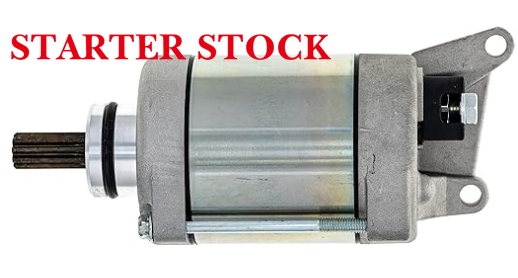 12V 9-Teeth Starter Motor for Yamaha Fazer 250/YS250, Model 1S4/44C, 2005-2017, 250cc SOHC Single Cylinder, OE 1S4-81890-00, Carbon Brush Easy to Wear