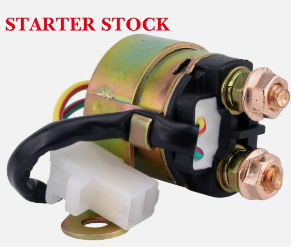 12V Starter Relay for Suzuki GN125/Intruder 125 1982-Present NF41A 125cc SOHC Single Cylinder | Replace OE 31800-05500 31800-15501, Classic Design