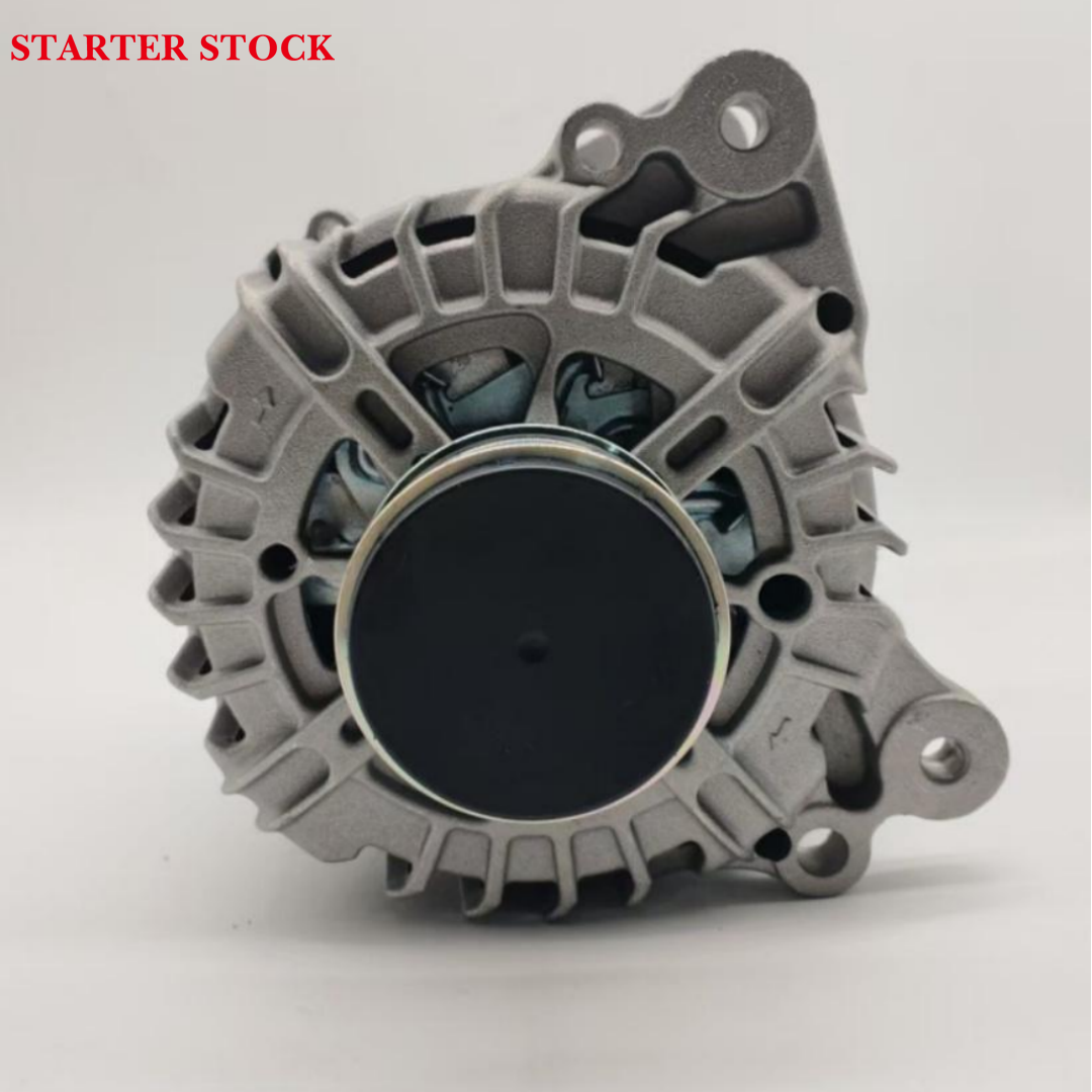 03G903016LX Compatible Alternator for Audi Volkswagen 12V 180A | Bosch Replacement 0-121-715-077 0-121-715-177 | 6 Groove Clutch Pulley Built-in Fan & Regulator