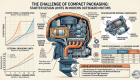 The Challenge of Compact Packaging: Starter Design Limits in Modern Outboard Motors