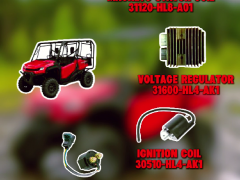 CORE COMPONENTS COMPATIBLE WITH HONDA UTVS