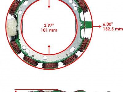 Magneto Generator Stator for OMC Johnson Outboard 90HP Engine 1988-1998 1989 1990 1991 1992 1993 1994 1995 1996 1997picture5