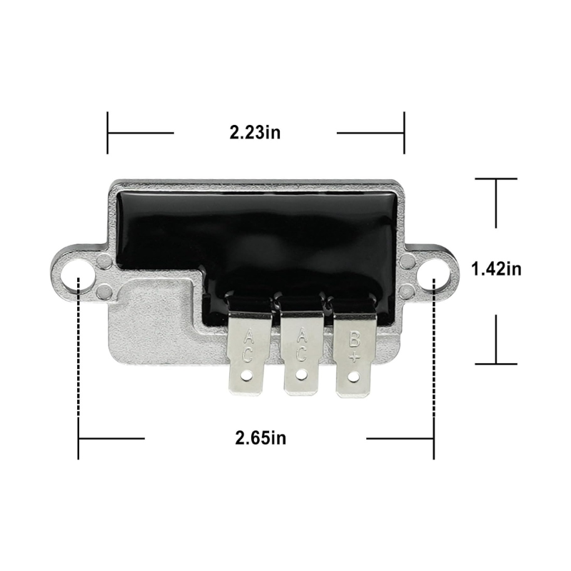 Voltage Regulator Rectifier for Kawasaki 21066-7017 FS481V FS541V FS600V FS651V FS691V FS730V FR541V FR600V FR651V FR691V FR730V
