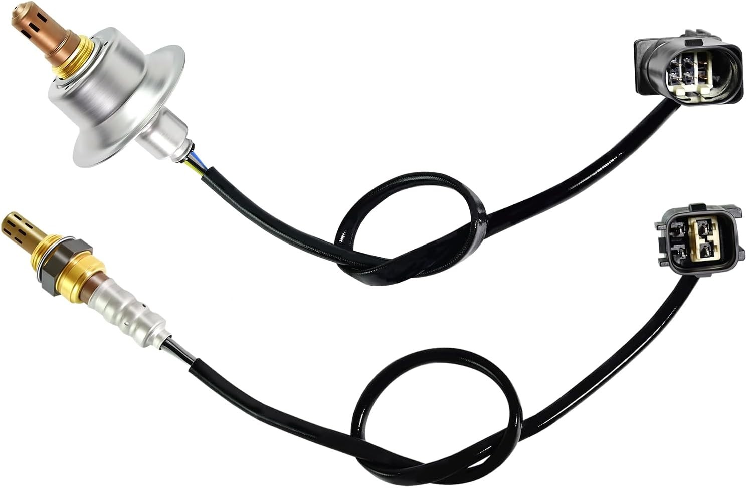 2Pcs Oxygen O2 Sensor 234-5029 234-4238, Automotive Replacement 02 Sensors Compatible with Hyundai/Tucson/Sonata/Santa Fe