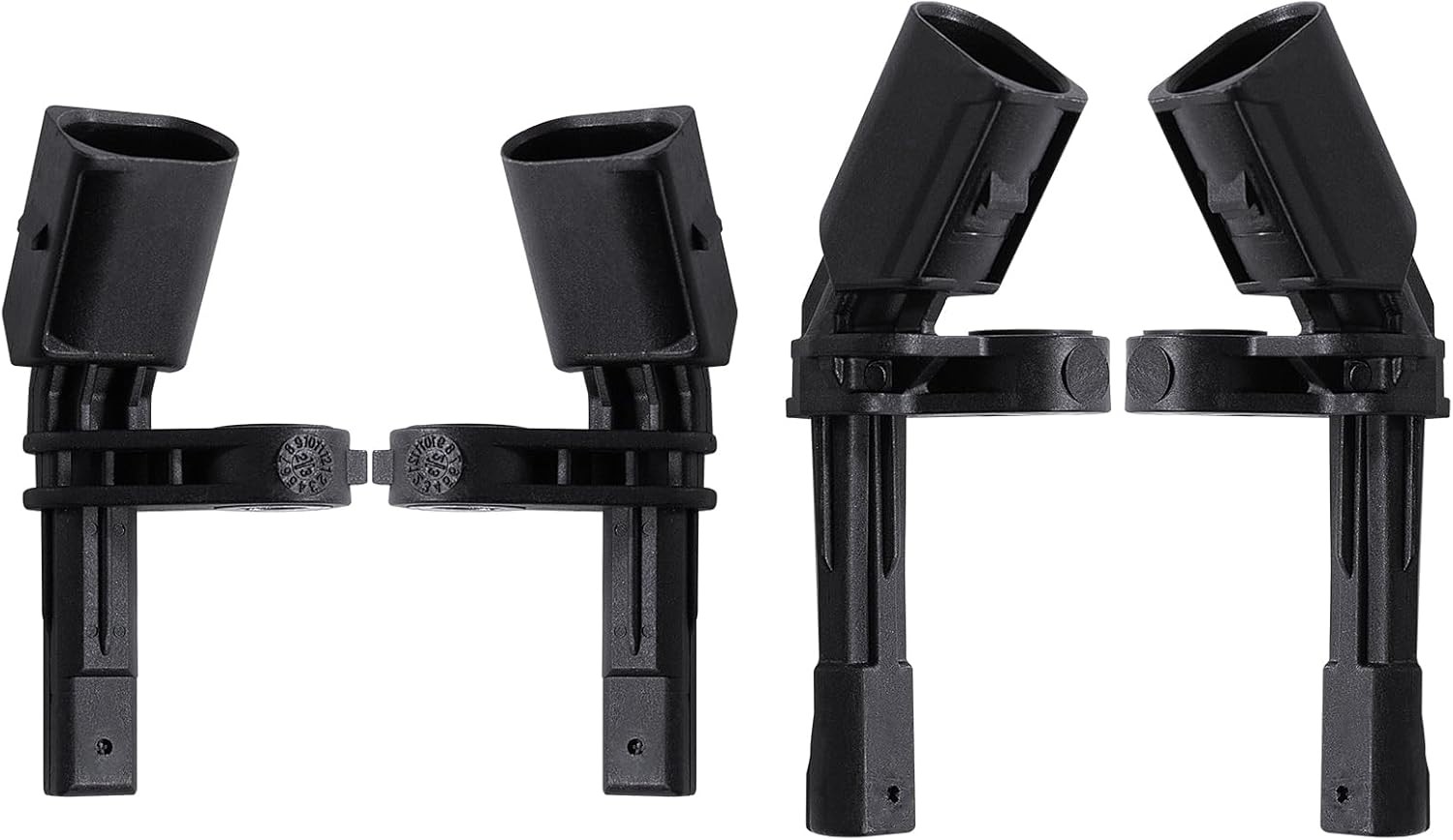 Front Rear ABS Wheel Speed Sensor Left and Right 4PCS 1K0927807 1K0927808 7H0927803 7H0927804 Sensor Set Compatible with-Audi for Porsche