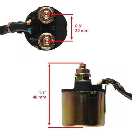 Starter Relay for Honda TRX450 ES 1998–2001 (USA Model) | 35850-HF1-670 | Motorcycle ATV UTV Snowmobilepicture2