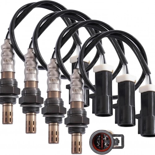 4Pcs Oxygen O2 Sensor 15716 15717 15718 15719 ZZC318861, Automotive Replacement Upstream Downstream 02 Sensors Compatible with Ford F150 F250 F350picture4