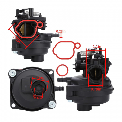799584 594058 Carburetor for 550EX, 625EX, 675EX, 725EXI 163cc for Husqvarna LC121P 625EX 725EXI,594057 592361picture5