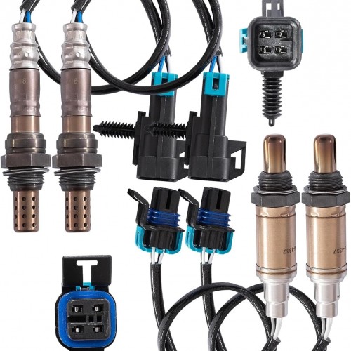 4Pcs Oxygen O2 Sensor 234-4018 234-4337, Automotive Replacement 02 Sensors Upstream Downstream Compatible with Chevy for Silverado 1500picture2