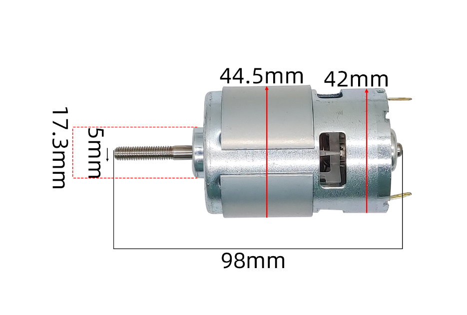 Model 755 Weeder Rotor 12V Li-Ion Lawn Mower Motor Li-Ion Lawn Mower Motor