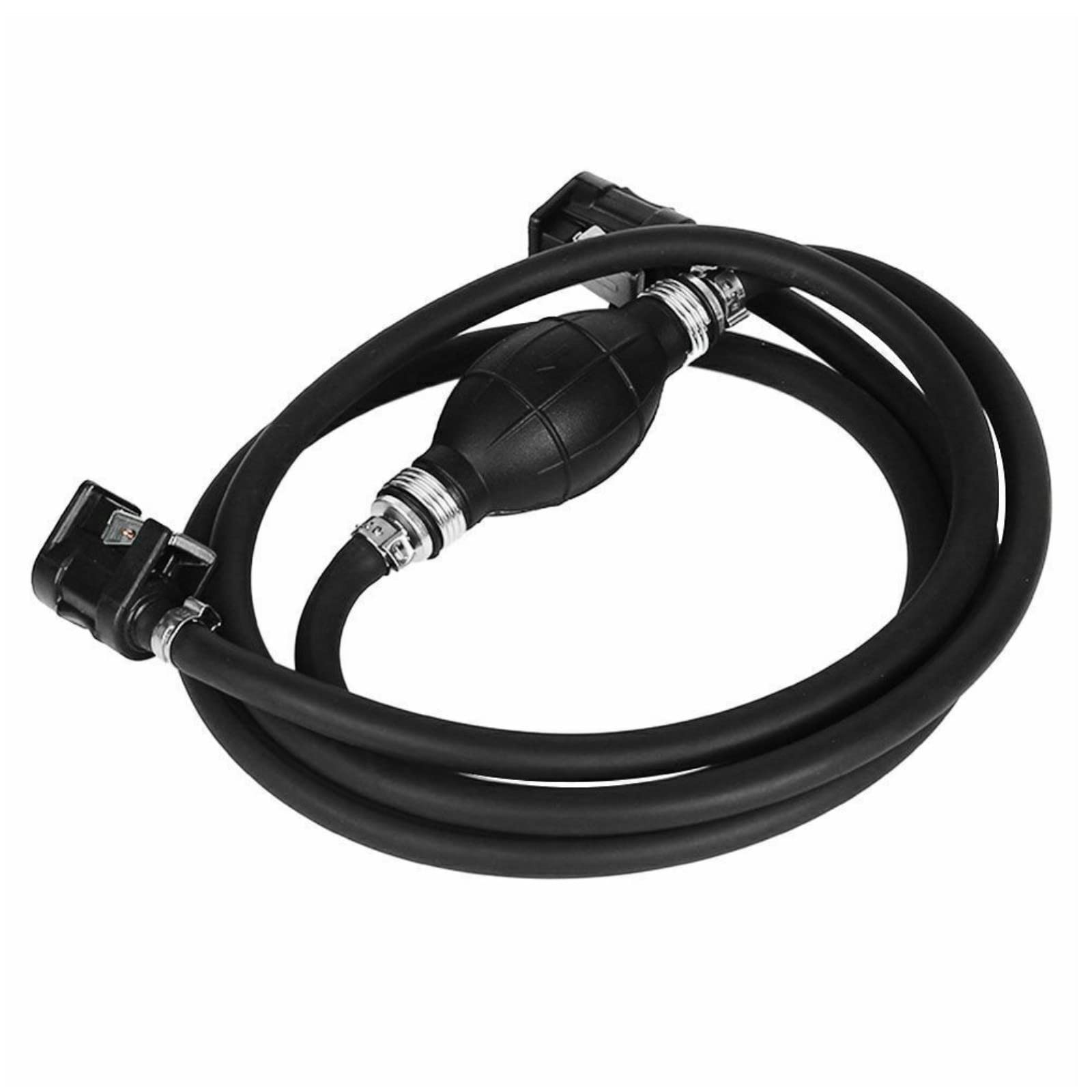 Boat Motor Line Hose with Connector and Primer Assy 6Y2-24306-55-00 6Y2-24306-56-00 Compatible with Yamaha Outboard Motor 2/4-Stroke 3m Length 1/4 / 6mm Pipe