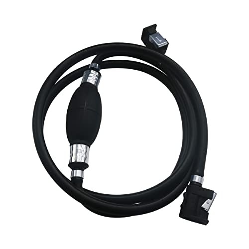 Boat Motor Line Hose with Connector and Primer Assy 6Y2-24306-55-00 6Y2-24306-56-00 Compatible with Yamaha Outboard Motor 2/4-Stroke 3m Length 1/4 / 6mm Pipepicture3