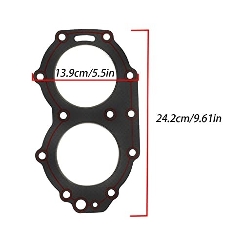 Yamaha Outboard 40HP Boat Motor Engine Spare Parts Cylinder Head Gasket 66T-11181-A2picture6
