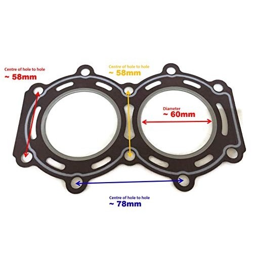 Cylinder Head Gasket 11141-93950 11141-93960 for Suzuki Outboard DT 9.9HP 15HP 2-strokepicture4
