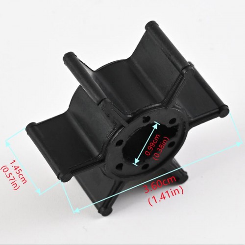 Water Pump Impeller For Yamaha 2.5 3 HP 2&4 Stroke Outboard 6L5-44352-00-00picture2