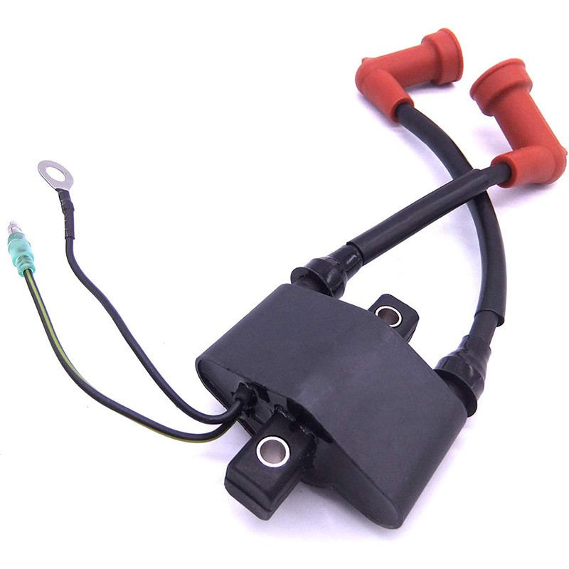 3M3-06048-2 Boat Motor Ignition Coil for Tohatsu Nissan 9.9HP 15HP 18HP Outboard Boat Engine