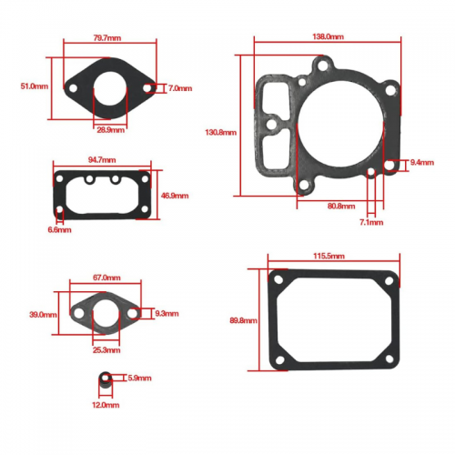 Valve Gasket Full Set Replaces for Briggs & Stratton 405777 693997 694013 499890picture8