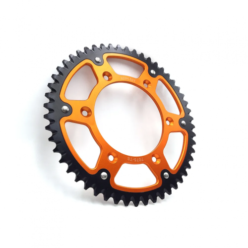 Motorcycle Dirt Bike EXC EXCF SX SXF Steel Aluminum Alloy Dual Rear Sprocket 520 51T 52T for KTM HUSQVARNA GASGASpicture3