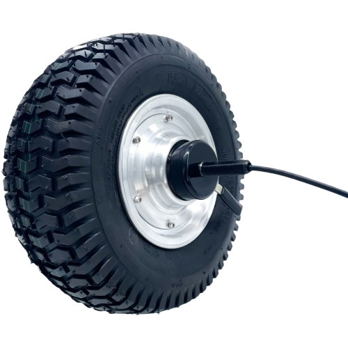 13 inch single shaft electromagnetic brake motor sightseeing car scooter 24V48V DC brushless wheel motor