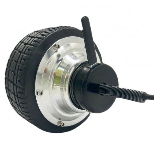6 inch single shaft silver cover electromagnetic brake motor high torque DC brushless mobility scooter electric car motor