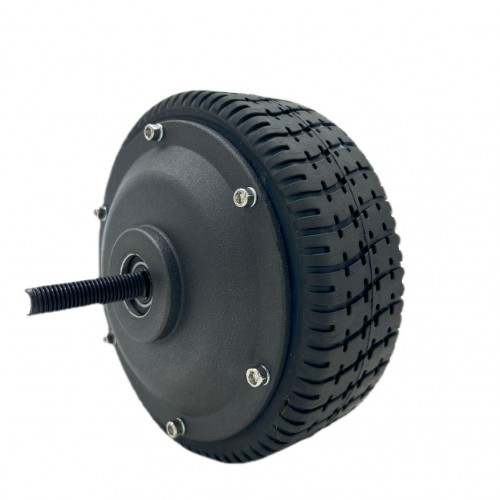 6 inch dual axle black cover hub motor DC brushless front drive motor mobility scooter electric car motorpicture3